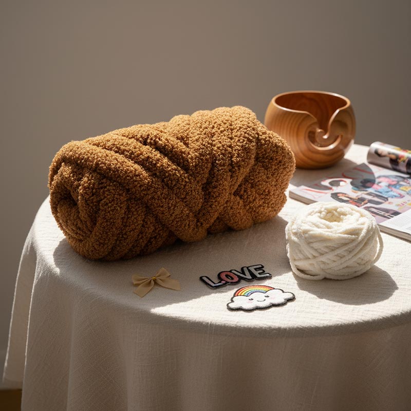 Filato di ciniglia in pile pesante da 3 cm